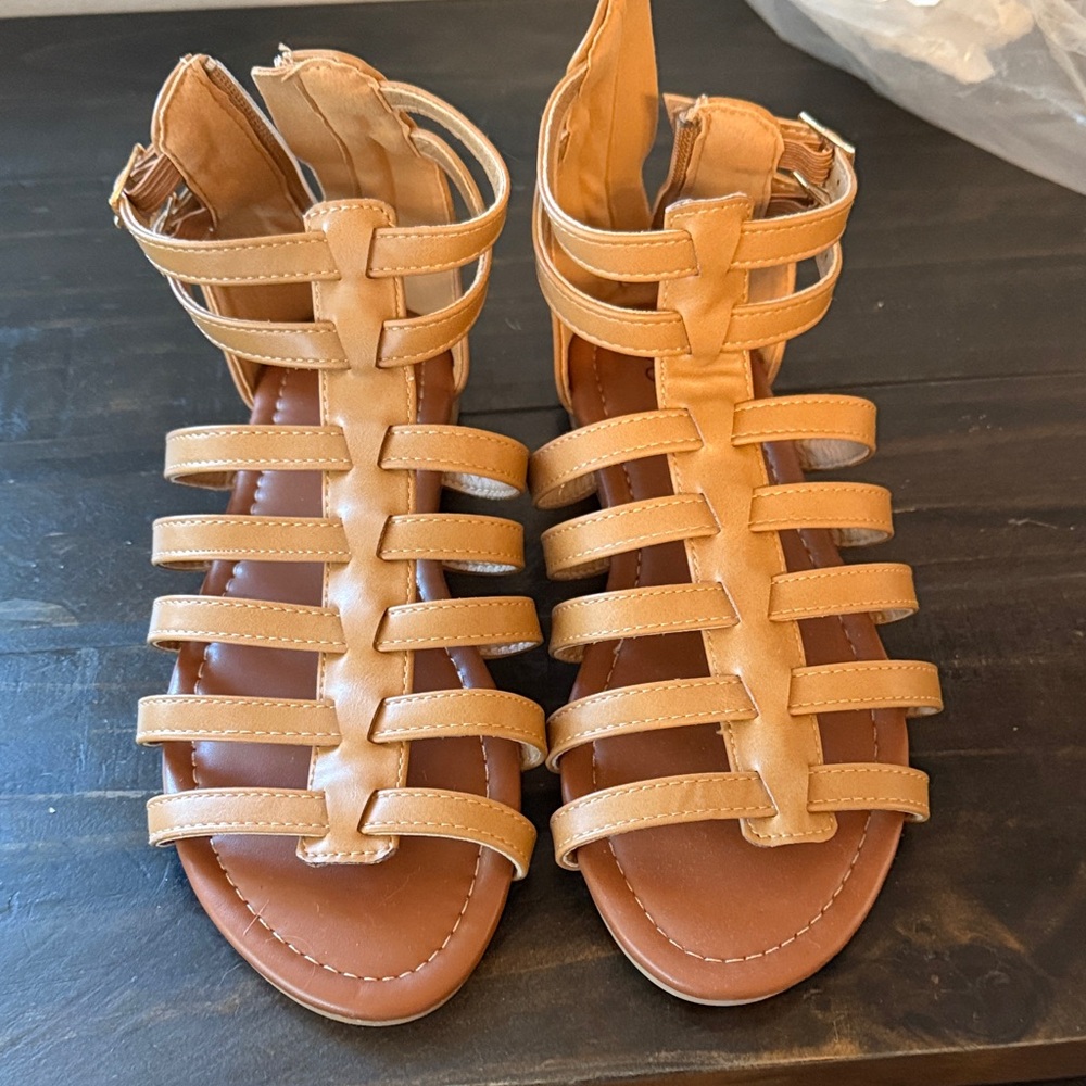 Tan Gladiator Sandals